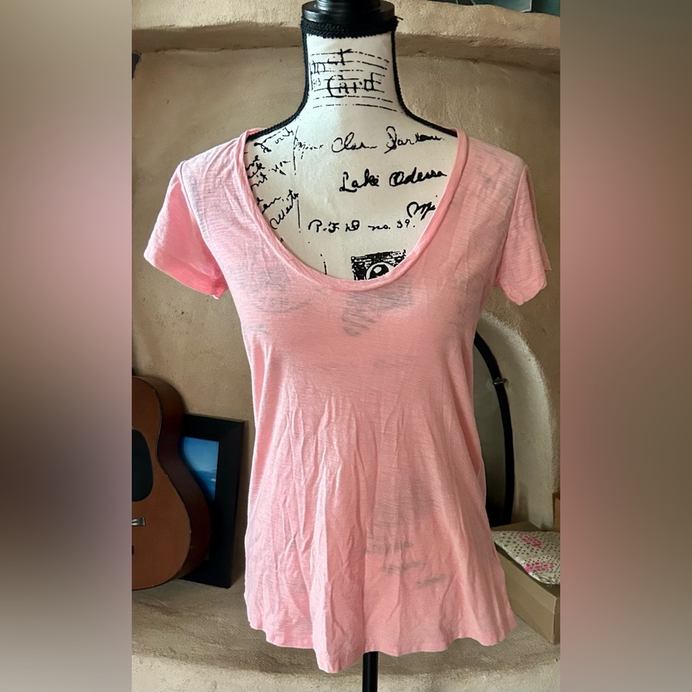 James Perse V-Neck Tee Shirt - Picture 5 of 10
